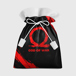 Подарочный мешок God of War - red gradient