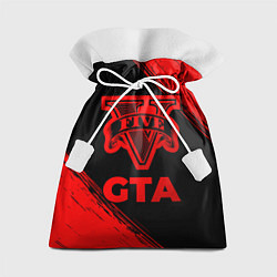 Подарочный мешок GTA - red gradient