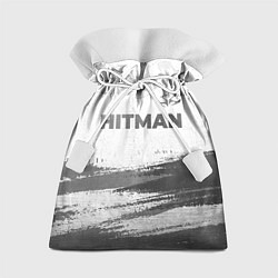 Мешок для подарков Hitman - white gradient посередине, цвет: 3D-принт