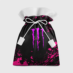 Подарочный мешок Monster energy неоновые краски лого