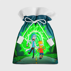 Подарочный мешок Рик и Барт Симпсон