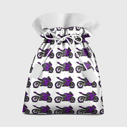 Подарочный мешок Motorcycle purple