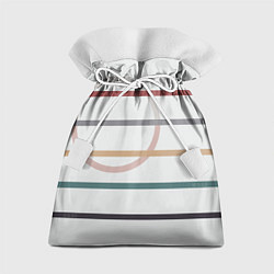 Мешок для подарков Stripes and circle, цвет: 3D-принт