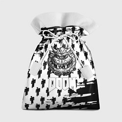 Подарочный мешок Doom паттерн пипл краски