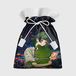 Мешок для подарков МаоМао и Лягушонок Пепе - Монолог Фармацевта, цвет: 3D-принт