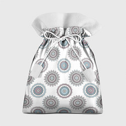 Мешок для подарков Круглый разноцветный узор мандала, цвет: 3D-принт