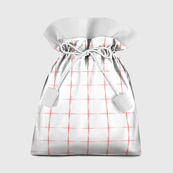 Мешок для подарков Color white red crosses, цвет: 3D-принт