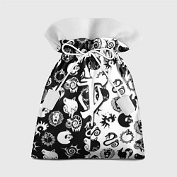 Подарочный мешок Doom anime black pattern