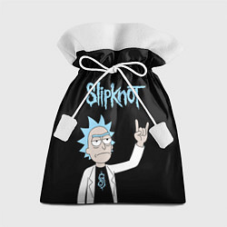 Мешок для подарков Slipknot и Рик Санчес из Рик и Морти, цвет: 3D-принт