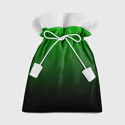 Мешок для подарков Green gradient, цвет: 3D-принт