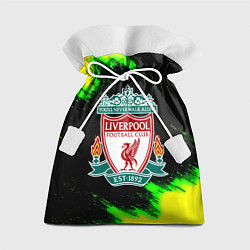 Мешок для подарков Ливерпуль кислотные краски, цвет: 3D-принт