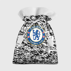 Мешок для подарков Челси штрихи красок, цвет: 3D-принт