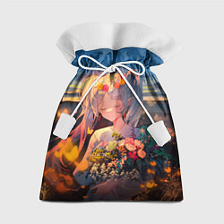 Мешок для подарков Фрирен с цветами, цвет: 3D-принт