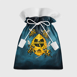 Мешок для подарков Wu-tang clan пчелы, цвет: 3D-принт