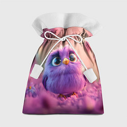 Мешок для подарков Фиолетовая птичка, цвет: 3D-принт