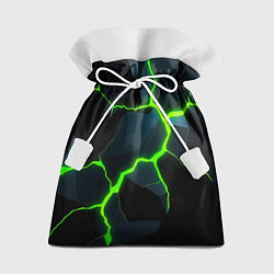Подарочный мешок Glow green neon