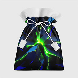 Подарочный мешок Neon green glow