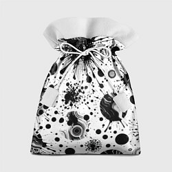 Подарочный мешок Паттерн из абстрактных клякс - нейроарт