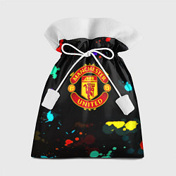 Подарочный мешок Манчестер Юнайтед краски неон