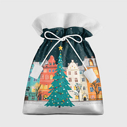Подарочный мешок Новогодняя ночь в городе