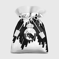 Подарочный мешок Реал Мадрид белая геометрия