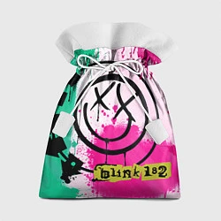 Мешок для подарков Blink-182: Purple Smile, цвет: 3D-принт