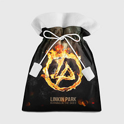 Мешок для подарков Linkin Park: Burning the skies, цвет: 3D-принт