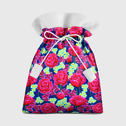 Мешок для подарков Яркие розы, цвет: 3D-принт