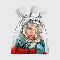 Мешок для подарков Гагарин в полете, цвет: 3D-принт