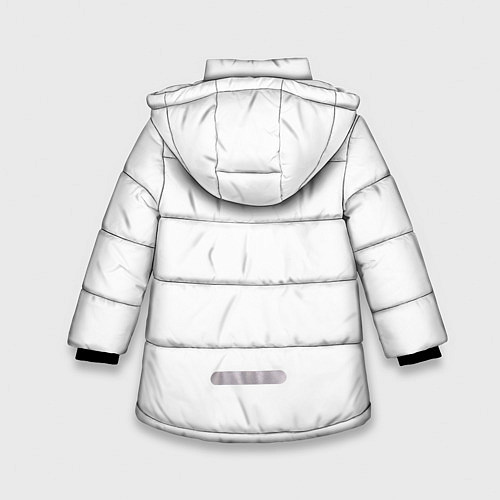Зимняя куртка для девочки Конор Макгрегор / 3D-Светло-серый – фото 2