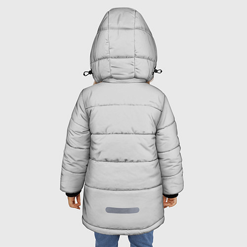 Зимняя куртка для девочки Музыка улиц / 3D-Черный – фото 4