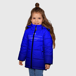 Куртка зимняя для девочки BSOD, цвет: 3D-черный — фото 2