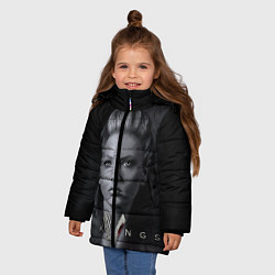 Куртка зимняя для девочки Vikings: Ladgerda, цвет: 3D-светло-серый — фото 2