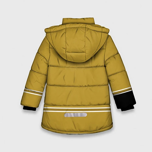 Зимняя куртка для девочки Pittsburgh Penguins / 3D-Светло-серый – фото 2