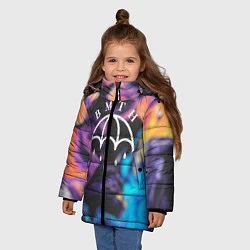 Куртка зимняя для девочки BMTH Rain, цвет: 3D-черный — фото 2