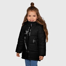Куртка зимняя для девочки Vampire Love, цвет: 3D-черный — фото 2