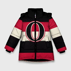 Куртка зимняя для девочки Ottawa Senators O, цвет: 3D-черный