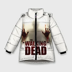 Куртка зимняя для девочки Walking Dead Shadow, цвет: 3D-светло-серый