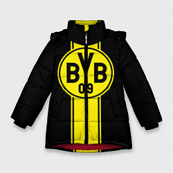Куртка зимняя для девочки BVB, цвет: 3D-красный