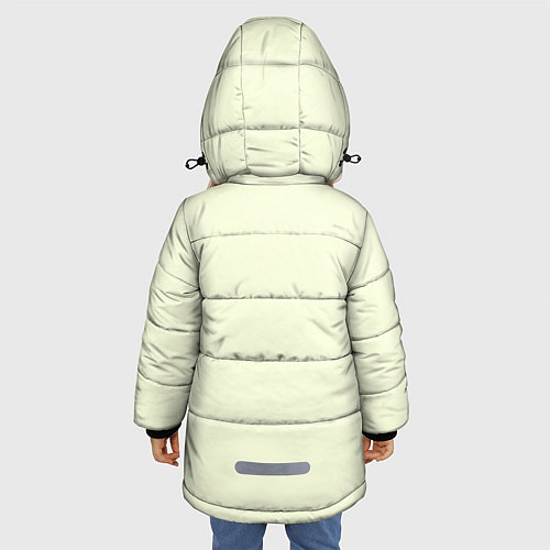 Зимняя куртка для девочки Skull / 3D-Черный – фото 4