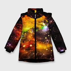 Зимняя куртка для девочки Восхитительный космос