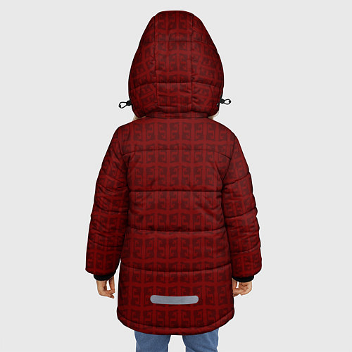 Зимняя куртка для девочки Товарищ Маузер / 3D-Черный – фото 4