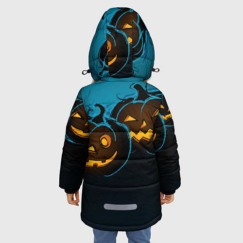 Зимняя куртка для девочки Halloween3 / 3D-Черный – фото 4