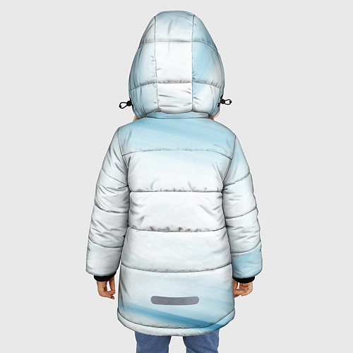 Зимняя куртка для девочки Абстракция / 3D-Черный – фото 4