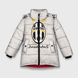Куртка зимняя для девочки Juventus3, цвет: 3D-красный