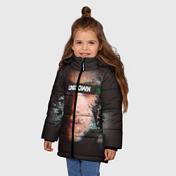 Куртка зимняя для девочки Unknown Robot, цвет: 3D-светло-серый — фото 2