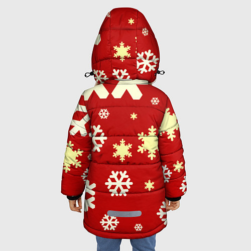 Зимняя куртка для девочки Snow / 3D-Черный – фото 4