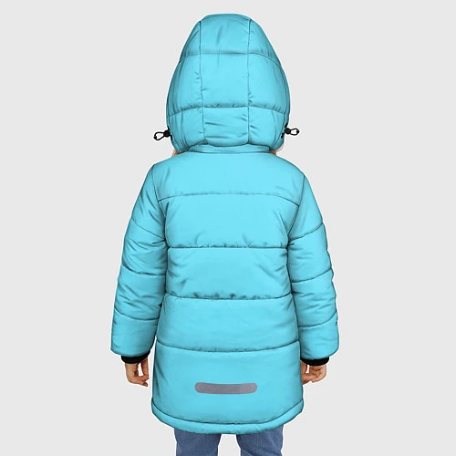 Зимняя куртка для девочки Врач / 3D-Черный – фото 4