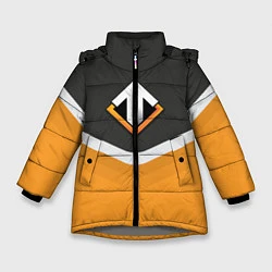 Куртка зимняя для девочки Escape Gaming Uniform, цвет: 3D-светло-серый