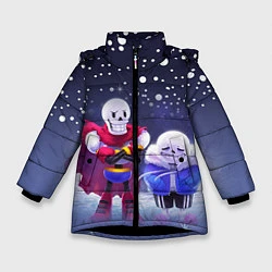 Зимняя куртка для девочки Sans & Papyrus